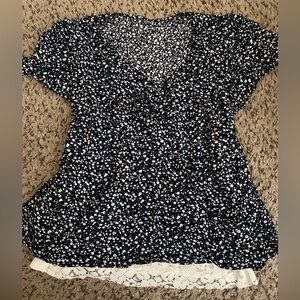 Floral Print Women's Top